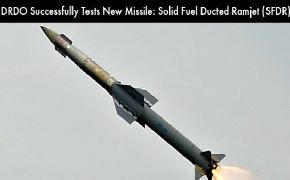Defence Research & Development Organisation (DRDO) has successfully conducted a trial of its indigenously developed Solid Fuel Ducted Ramjet propulsion technology